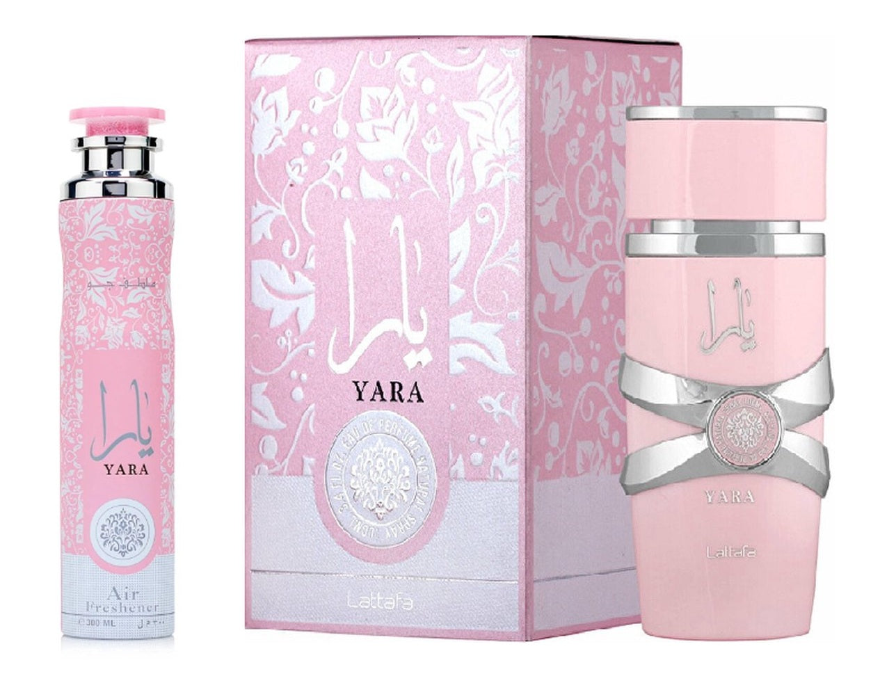 Yara Pack 100ml Eau de Parfum en Air Freshener 300 ML