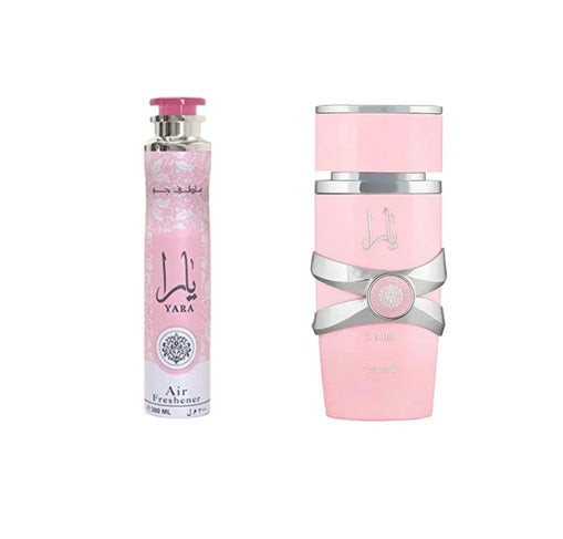 Yara Pack 100ml Eau de Parfum en Air Freshener 300 ML